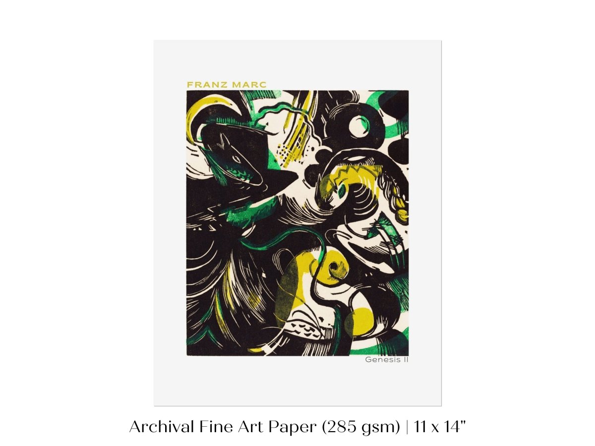Franz Marc | Genesis II | P586 - Single Art Prints - Piccolo Fiore Prints