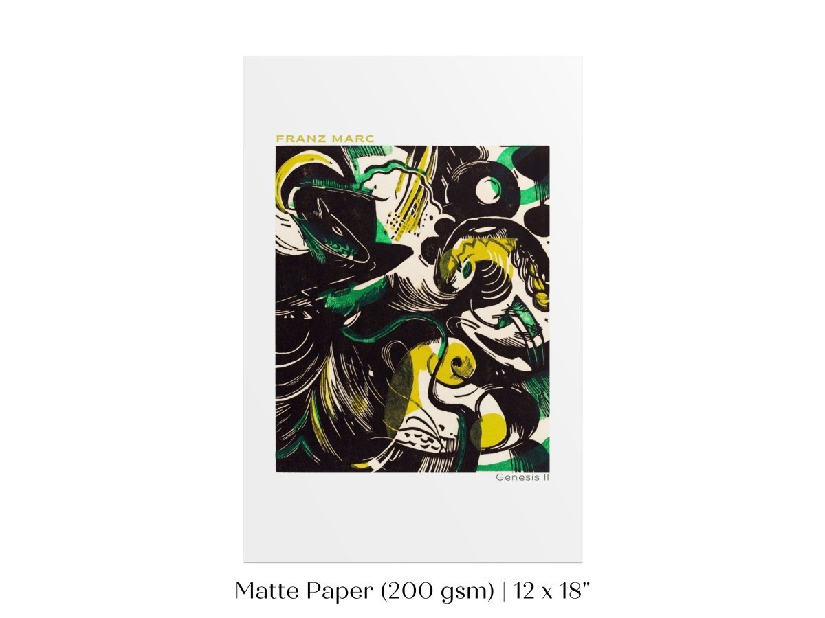 Franz Marc | Genesis II | P586 - Single Art Prints - Piccolo Fiore Prints