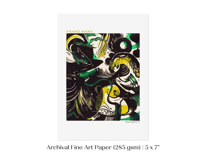 Franz Marc | Genesis II | P586 - Single Art Prints - Piccolo Fiore Prints