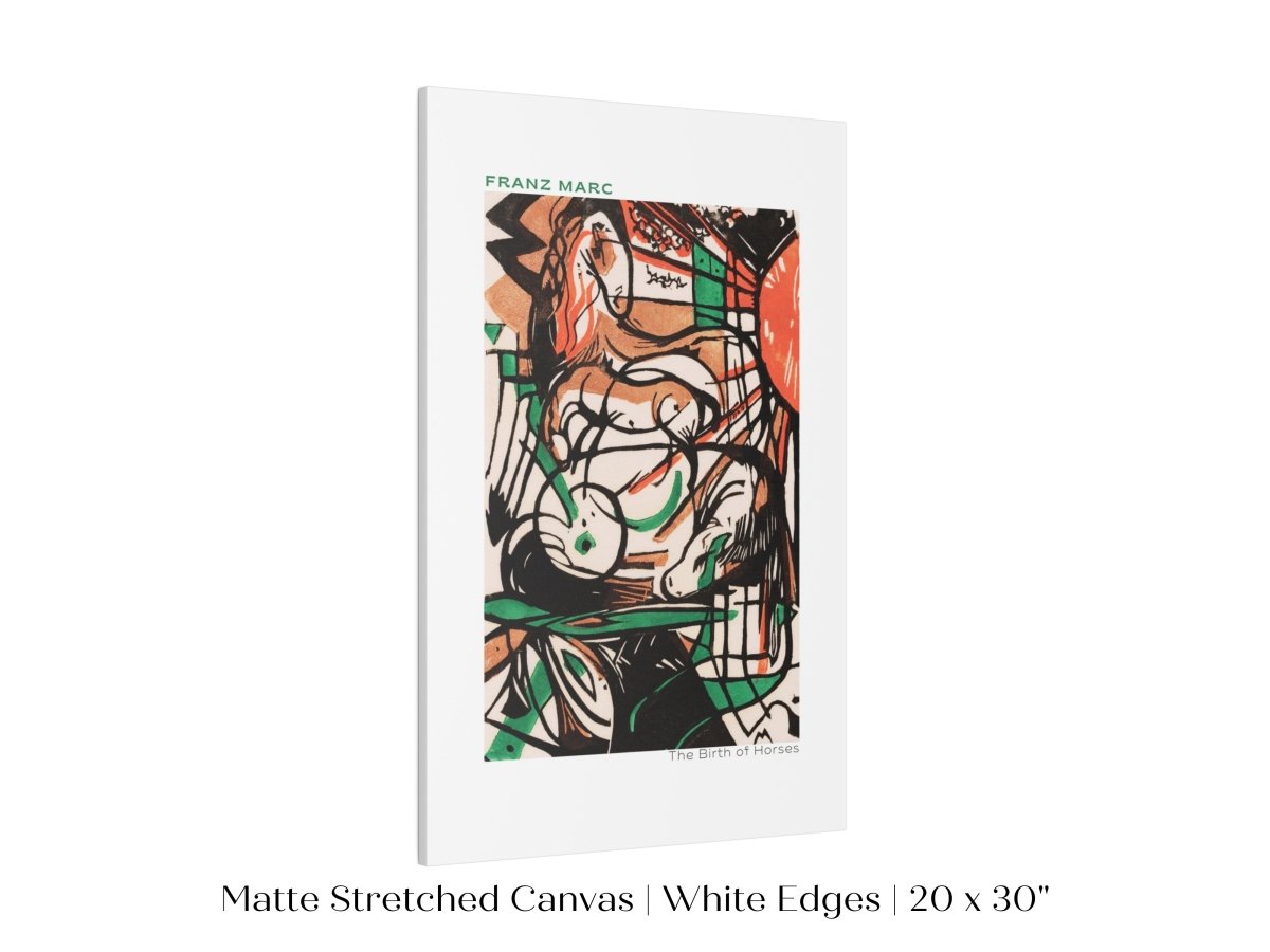 Franz Marc | The Birth of Horses | P588 - Single Art Prints - Piccolo Fiore Prints