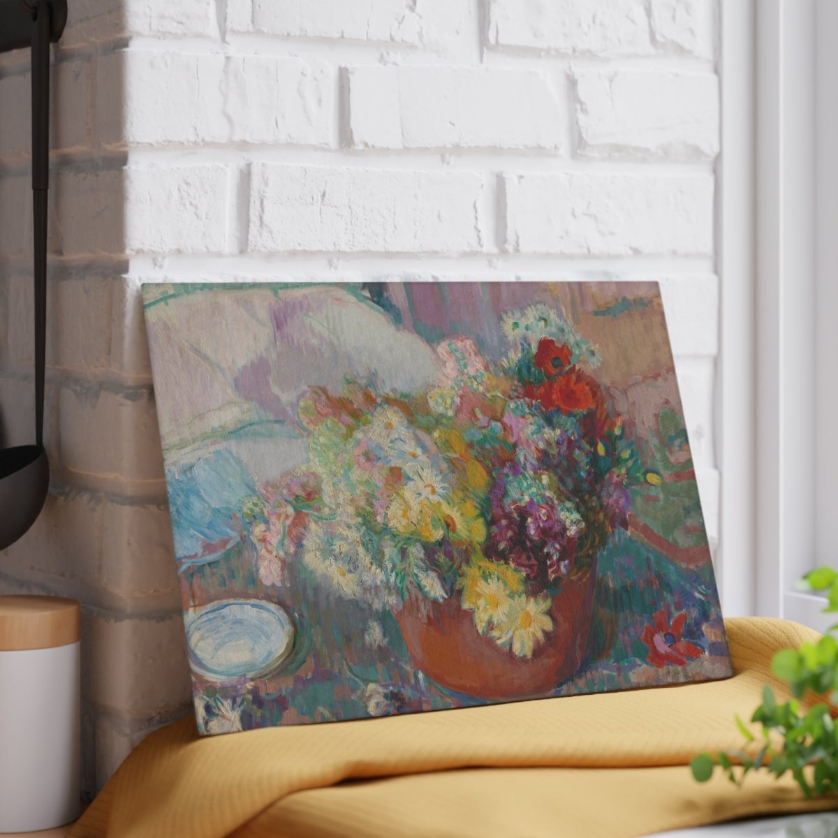 Freshly Picked Flowers | Glass Chopping Board - Glass Chopping Board - Piccolo Fiore Prints