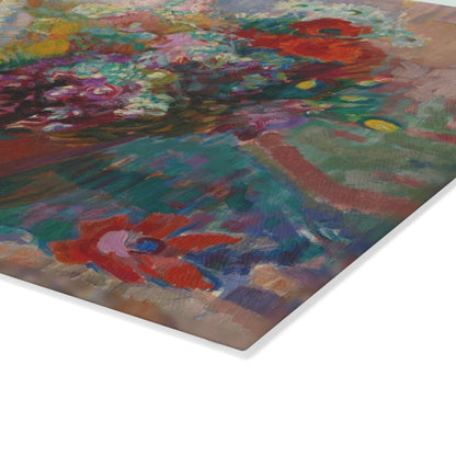 Freshly Picked Flowers | Glass Chopping Board - Glass Chopping Board - Piccolo Fiore Prints