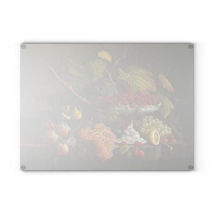 Fruit Feast | Glass Chopping Board - Glass Chopping Board - Piccolo Fiore Prints