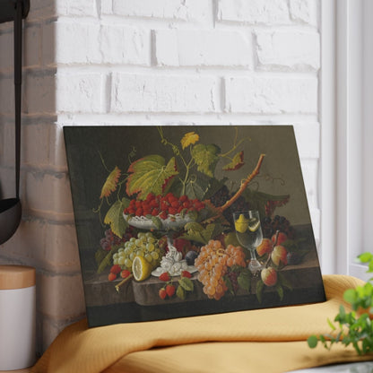 Fruit Feast | Glass Chopping Board - Glass Chopping Board - Piccolo Fiore Prints