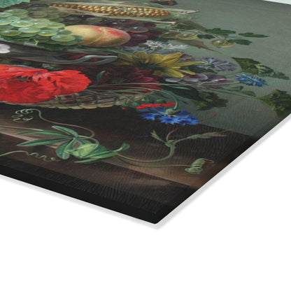 Fruit, Flowers and Corn | Glass Chopping Board - Glass Chopping Board - Piccolo Fiore Prints