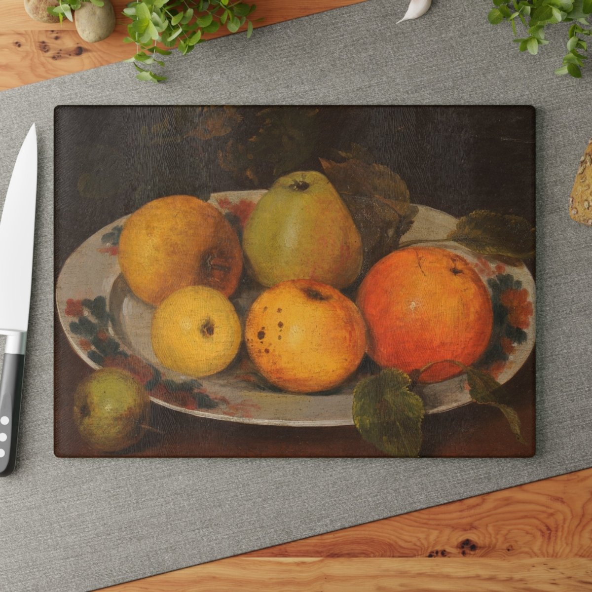 Fruit Plate | Glass Chopping Board - Glass Chopping Board - Piccolo Fiore Prints