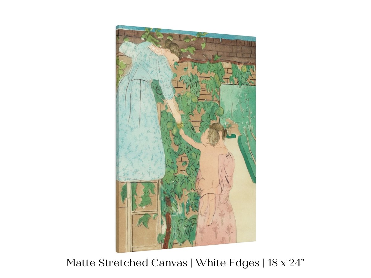 Gathering Fruit | P148 - Single Art Prints - Piccolo Fiore Prints