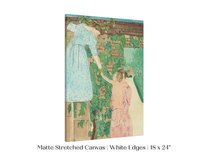 Gathering Fruit | P148 - Single Art Prints - Piccolo Fiore Prints