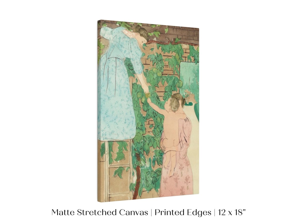 Gathering Fruit | P148 - Single Art Prints - Piccolo Fiore Prints