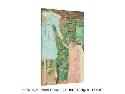 Gathering Fruit | P148 - Single Art Prints - Piccolo Fiore Prints