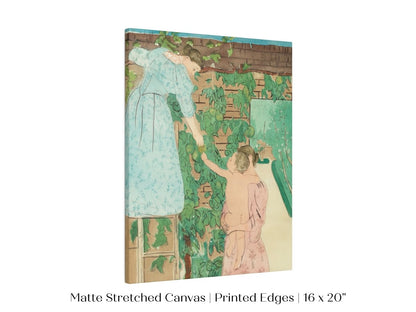 Gathering Fruit | P148 - Single Art Prints - Piccolo Fiore Prints