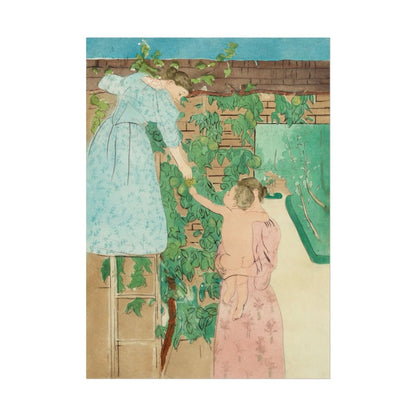 Gathering Fruit | P148 - Single Art Prints - Piccolo Fiore Prints
