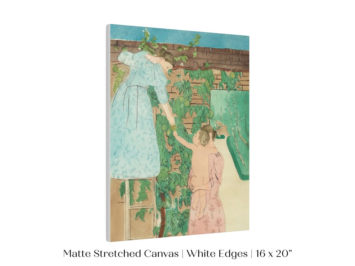 Gathering Fruit | P148 - Single Art Prints - Piccolo Fiore Prints