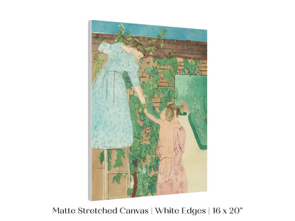 Gathering Fruit | P148 - Single Art Prints - Piccolo Fiore Prints
