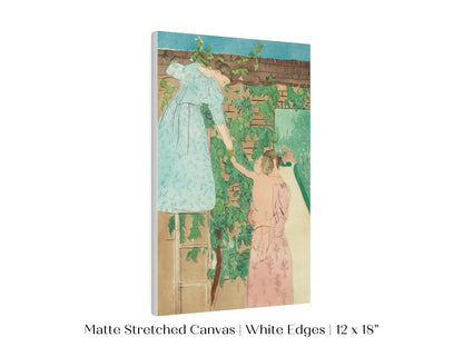 Gathering Fruit | P148 - Single Art Prints - Piccolo Fiore Prints