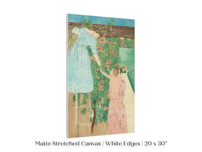 Gathering Fruit | P148 - Single Art Prints - Piccolo Fiore Prints