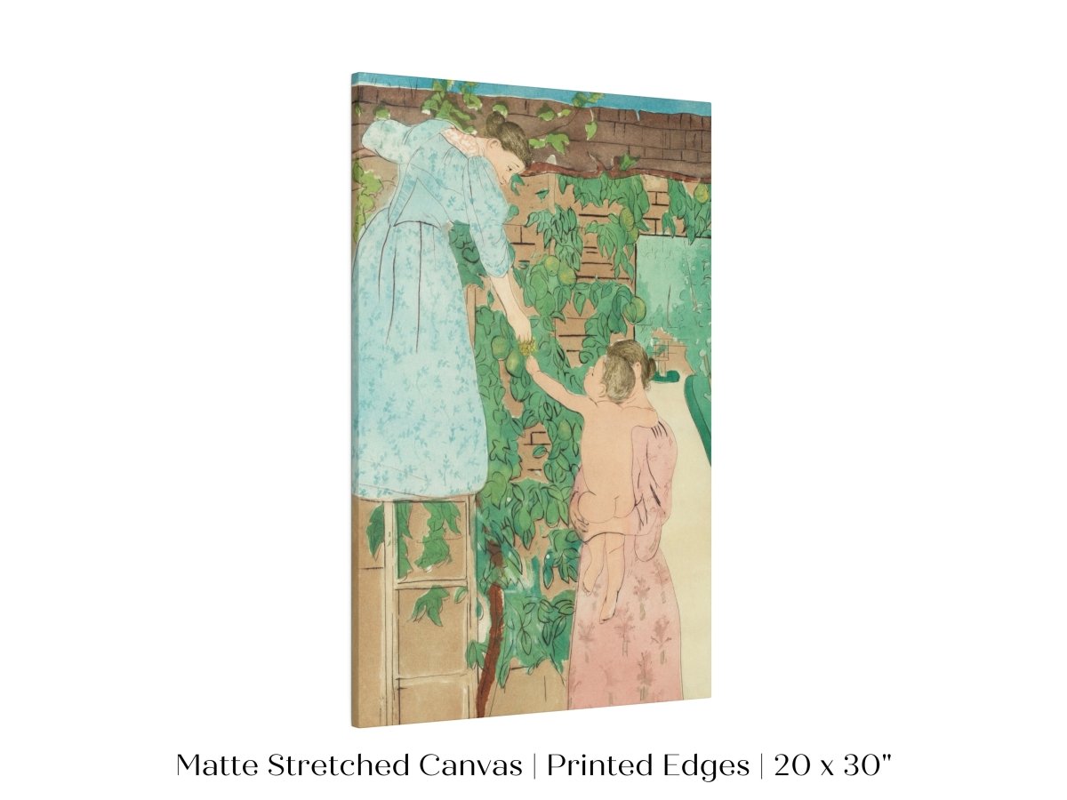 Gathering Fruit | P148 - Single Art Prints - Piccolo Fiore Prints