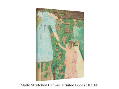 Gathering Fruit | P148 - Single Art Prints - Piccolo Fiore Prints