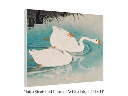 Geese Amid Reeds | Vintage Japanese Art | P353 - Single Art Prints - Piccolo Fiore Prints