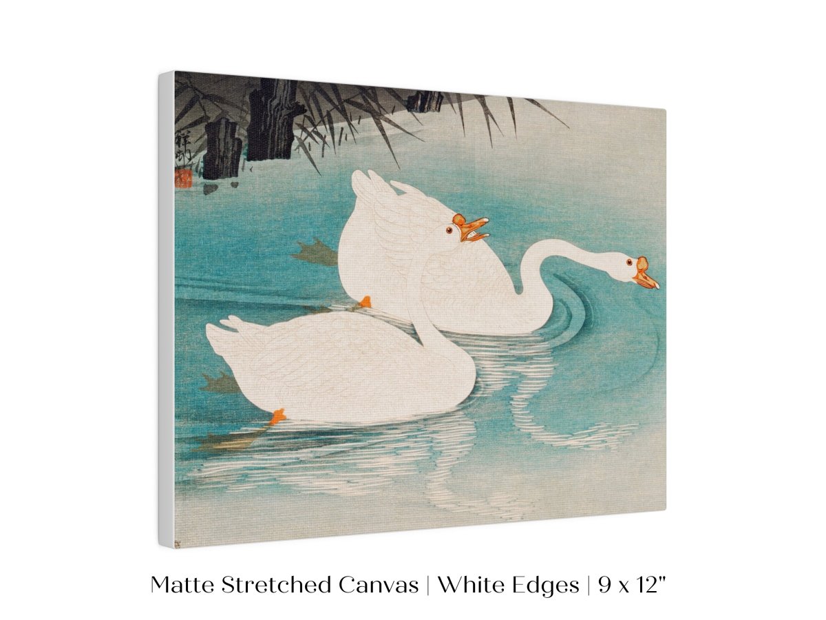 Geese Amid Reeds | Vintage Japanese Art | P353 - Single Art Prints - Piccolo Fiore Prints