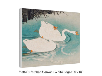Geese Amid Reeds | Vintage Japanese Art | P353 - Single Art Prints - Piccolo Fiore Prints
