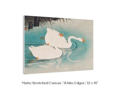 Geese Amid Reeds | Vintage Japanese Art | P353 - Single Art Prints - Piccolo Fiore Prints