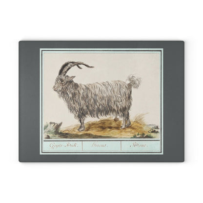 Goat | Glass Chopping Board - Glass Chopping Board - Piccolo Fiore Prints