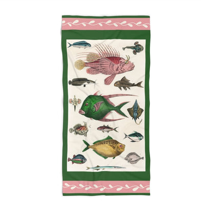 Gone Fishing | Beach Towel - Beach Towel - Piccolo Fiore Prints