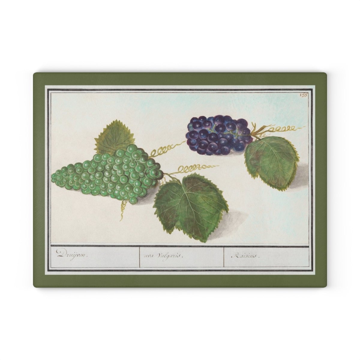 Grapes | Glass Chopping Board - Glass Chopping Board - Piccolo Fiore Prints