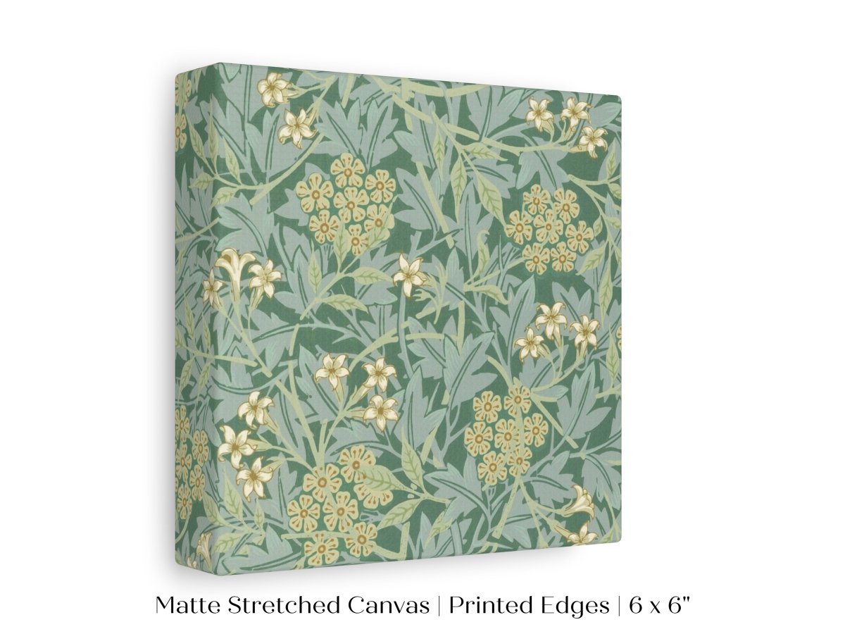 Green Jasmine | William Morris | P197 - Single Square Art Prints - Piccolo Fiore Prints