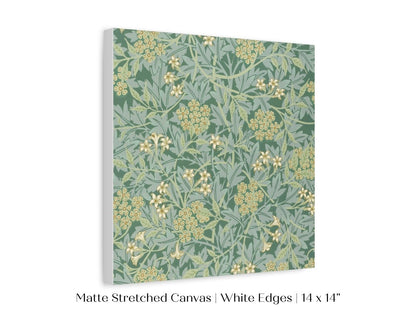 Green Jasmine | William Morris | P197 - Single Square Art Prints - Piccolo Fiore Prints