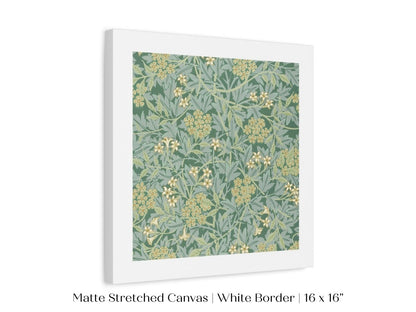 Green Jasmine | William Morris | P197 - Single Square Art Prints - Piccolo Fiore Prints