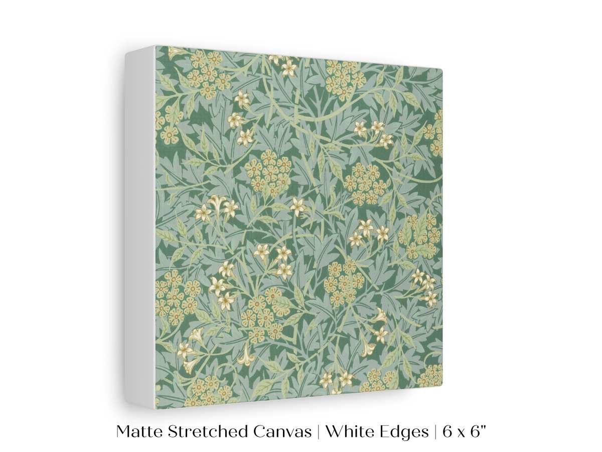 Green Jasmine | William Morris | P197 - Single Square Art Prints - Piccolo Fiore Prints