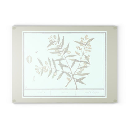 Green Olives | Glass Chopping Board - Glass Chopping Board - Piccolo Fiore Prints