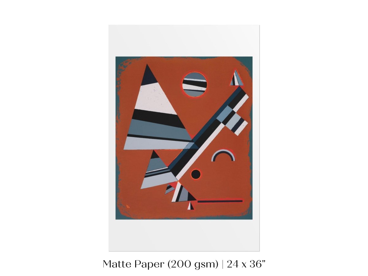 Gris | Kandinsky | P235 - Single Art Prints - Piccolo Fiore Prints