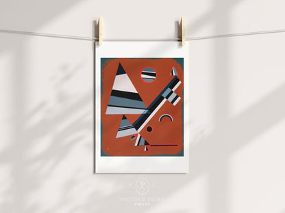 Gris | Kandinsky | P235 - Single Art Prints - Piccolo Fiore Prints
