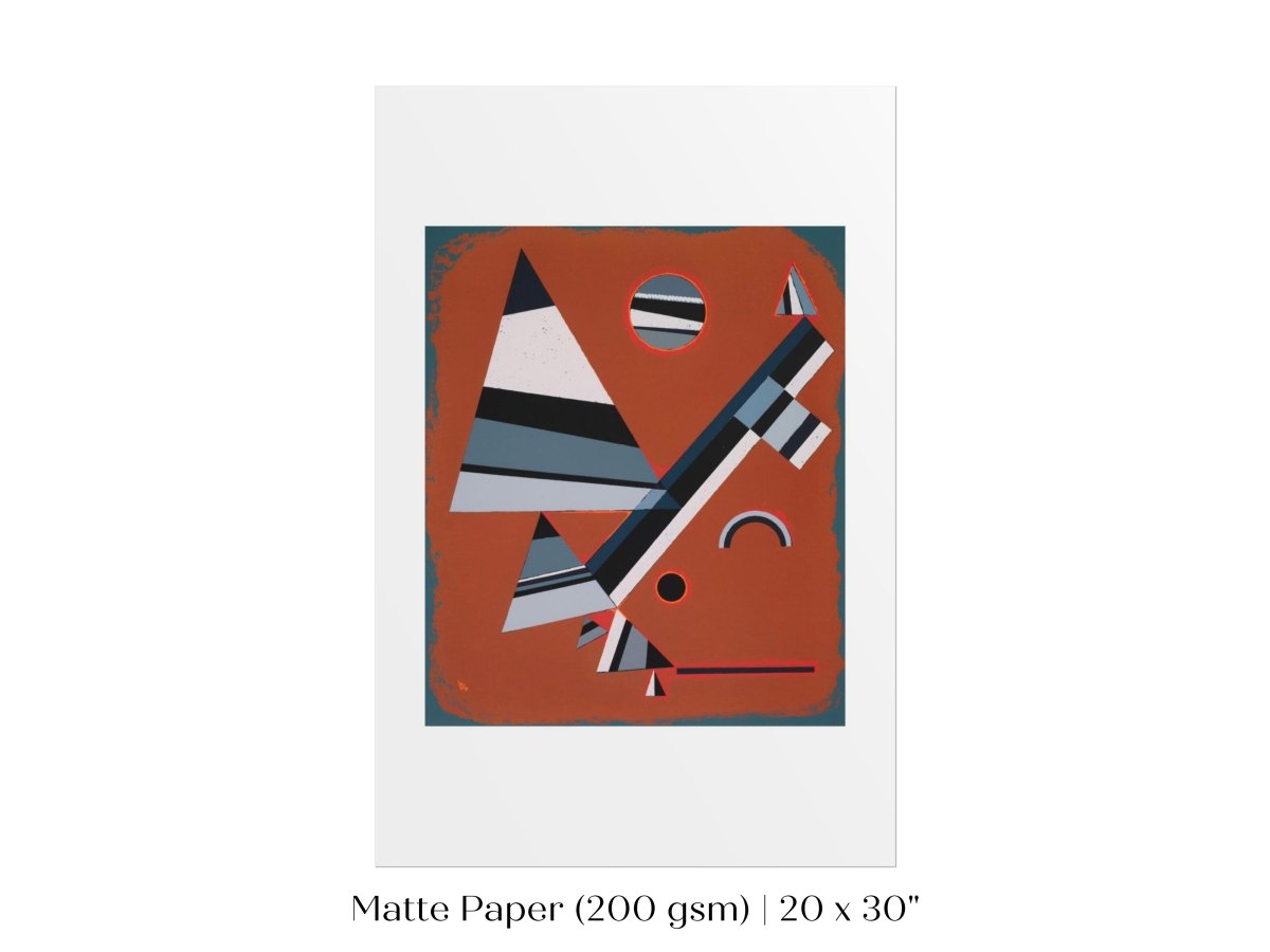 Gris | Kandinsky | P235 - Single Art Prints - Piccolo Fiore Prints