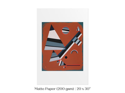 Gris | Kandinsky | P235 - Single Art Prints - Piccolo Fiore Prints