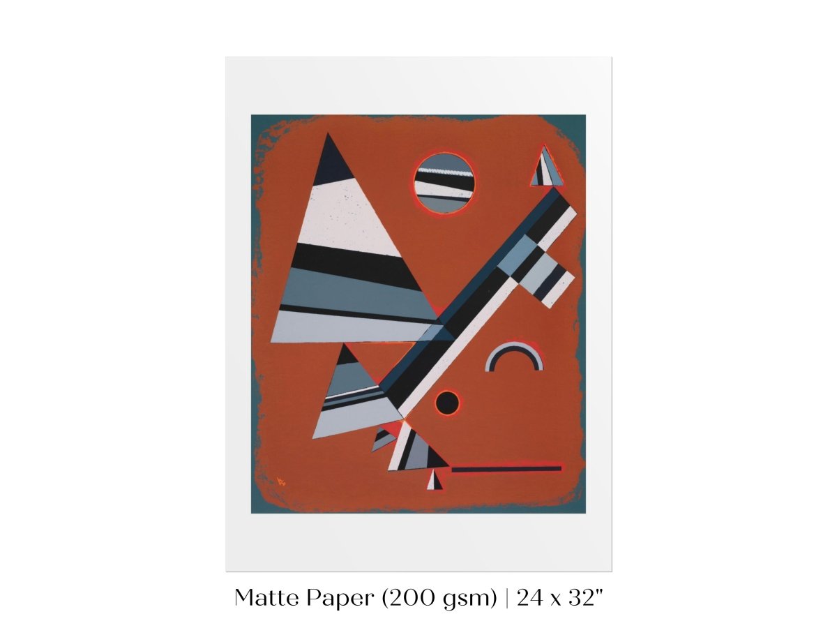 Gris | Kandinsky | P235 - Single Art Prints - Piccolo Fiore Prints