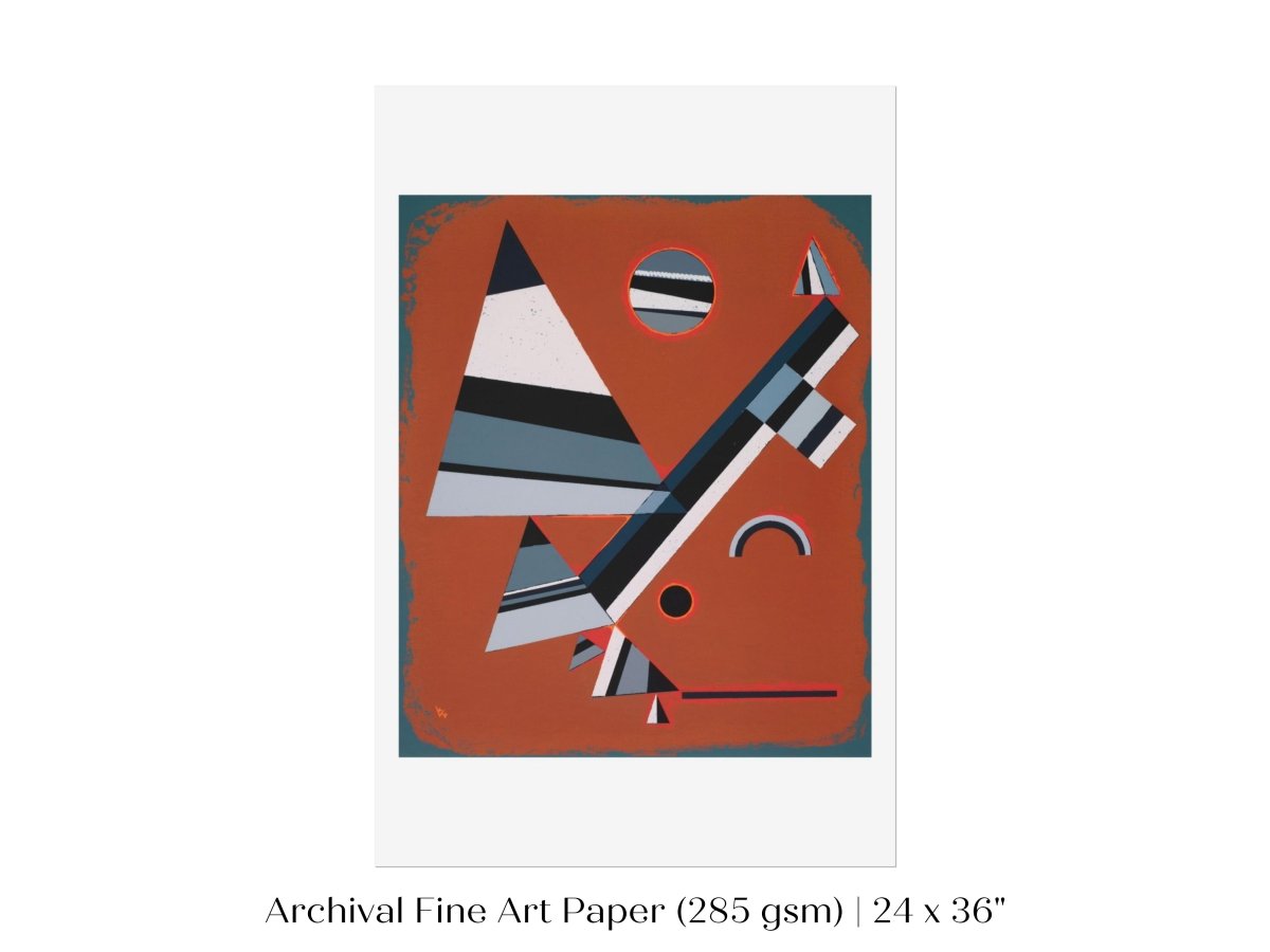 Gris | Kandinsky | P235 - Single Art Prints - Piccolo Fiore Prints