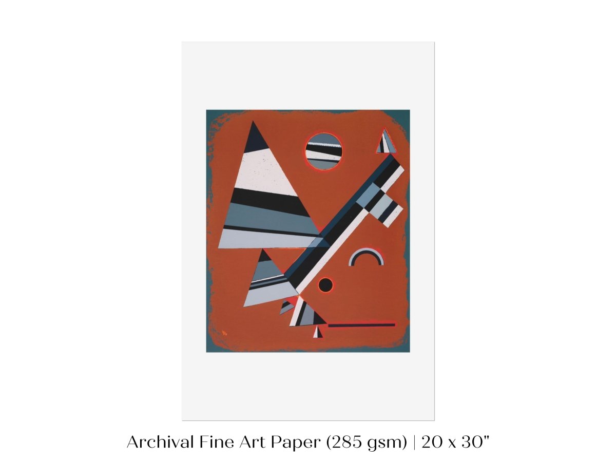 Gris | Kandinsky | P235 - Single Art Prints - Piccolo Fiore Prints