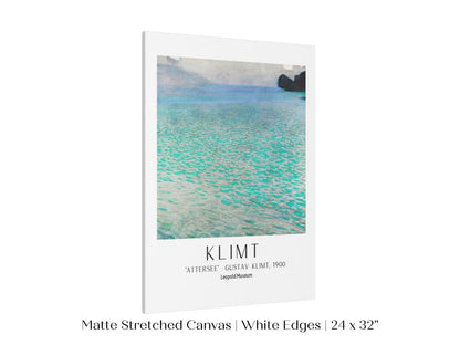Gustav Klimt Attersee Exhibition Print | P3 - Single Art Prints - Piccolo Fiore Prints
