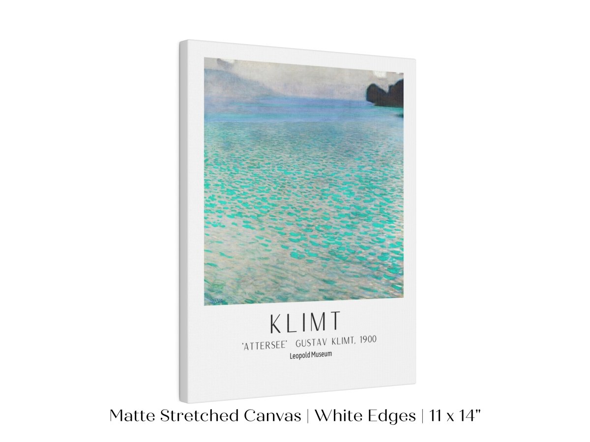 Gustav Klimt Attersee Exhibition Print | P3 - Single Art Prints - Piccolo Fiore Prints