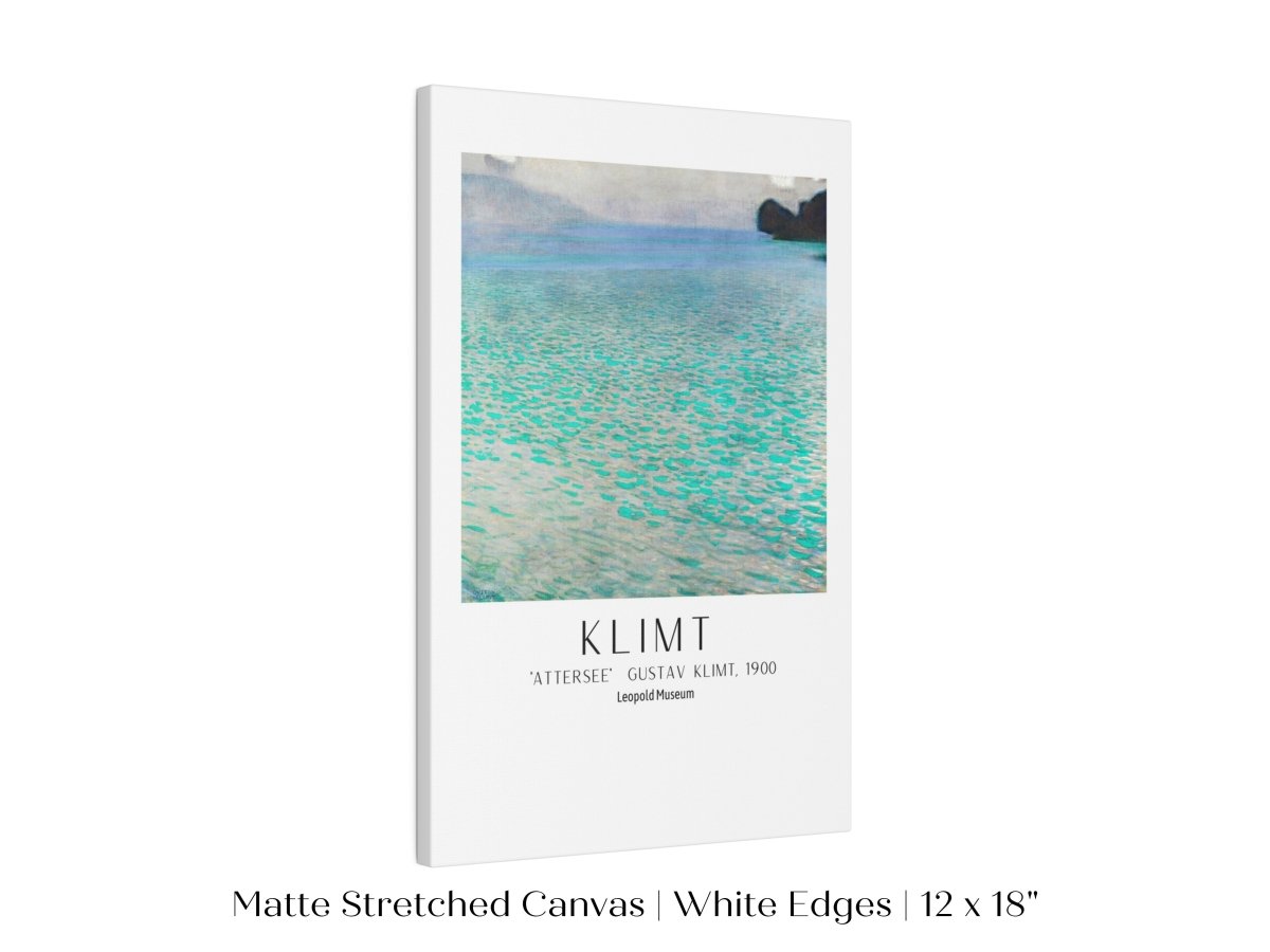 Gustav Klimt Attersee Exhibition Print | P3 - Single Art Prints - Piccolo Fiore Prints