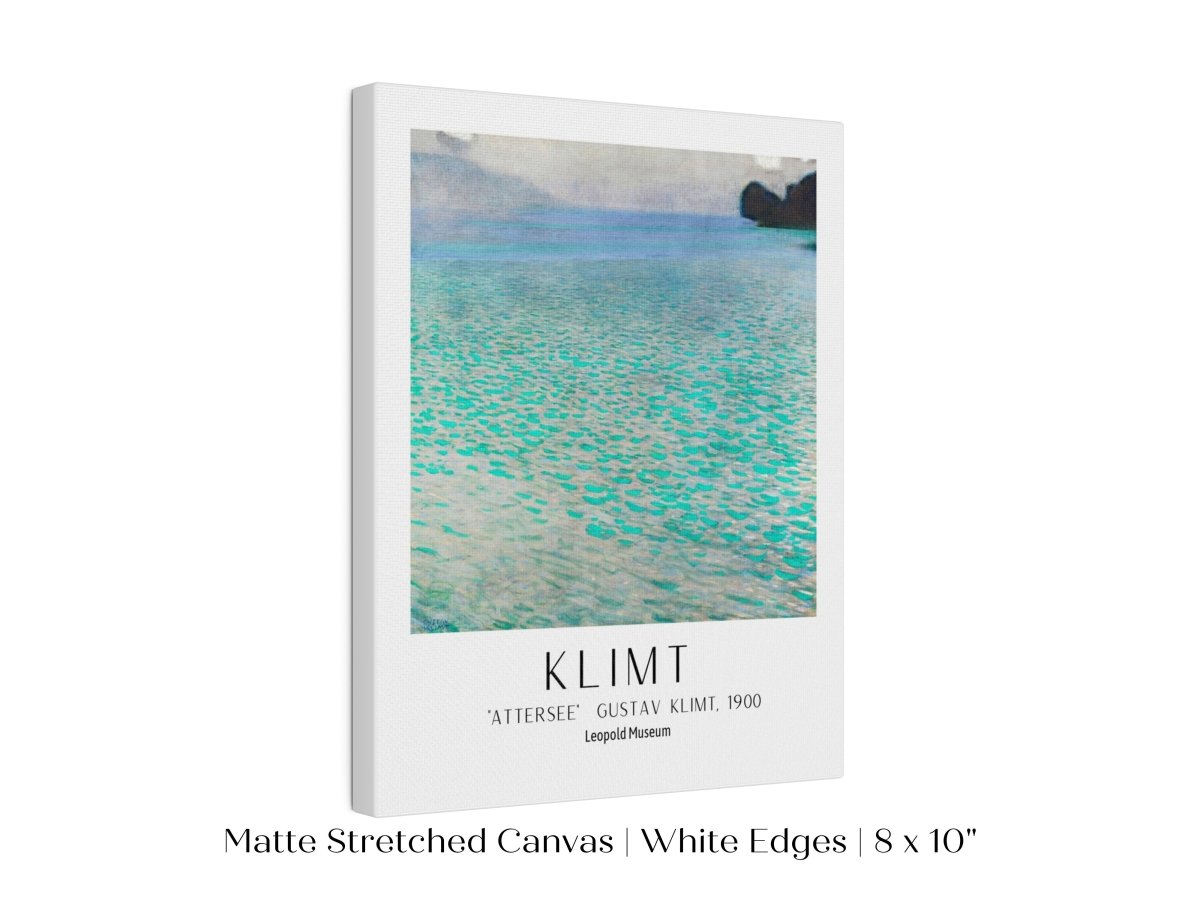 Gustav Klimt Attersee Exhibition Print | P3 - Single Art Prints - Piccolo Fiore Prints