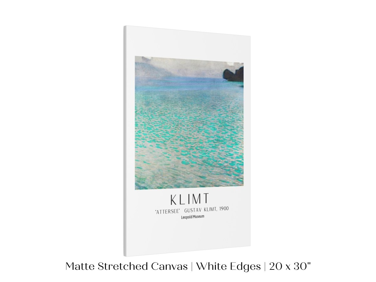Gustav Klimt Attersee Exhibition Print | P3 - Single Art Prints - Piccolo Fiore Prints