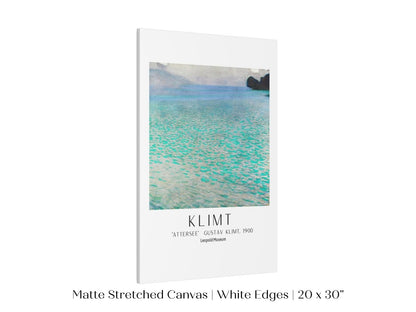 Gustav Klimt Attersee Exhibition Print | P3 - Single Art Prints - Piccolo Fiore Prints