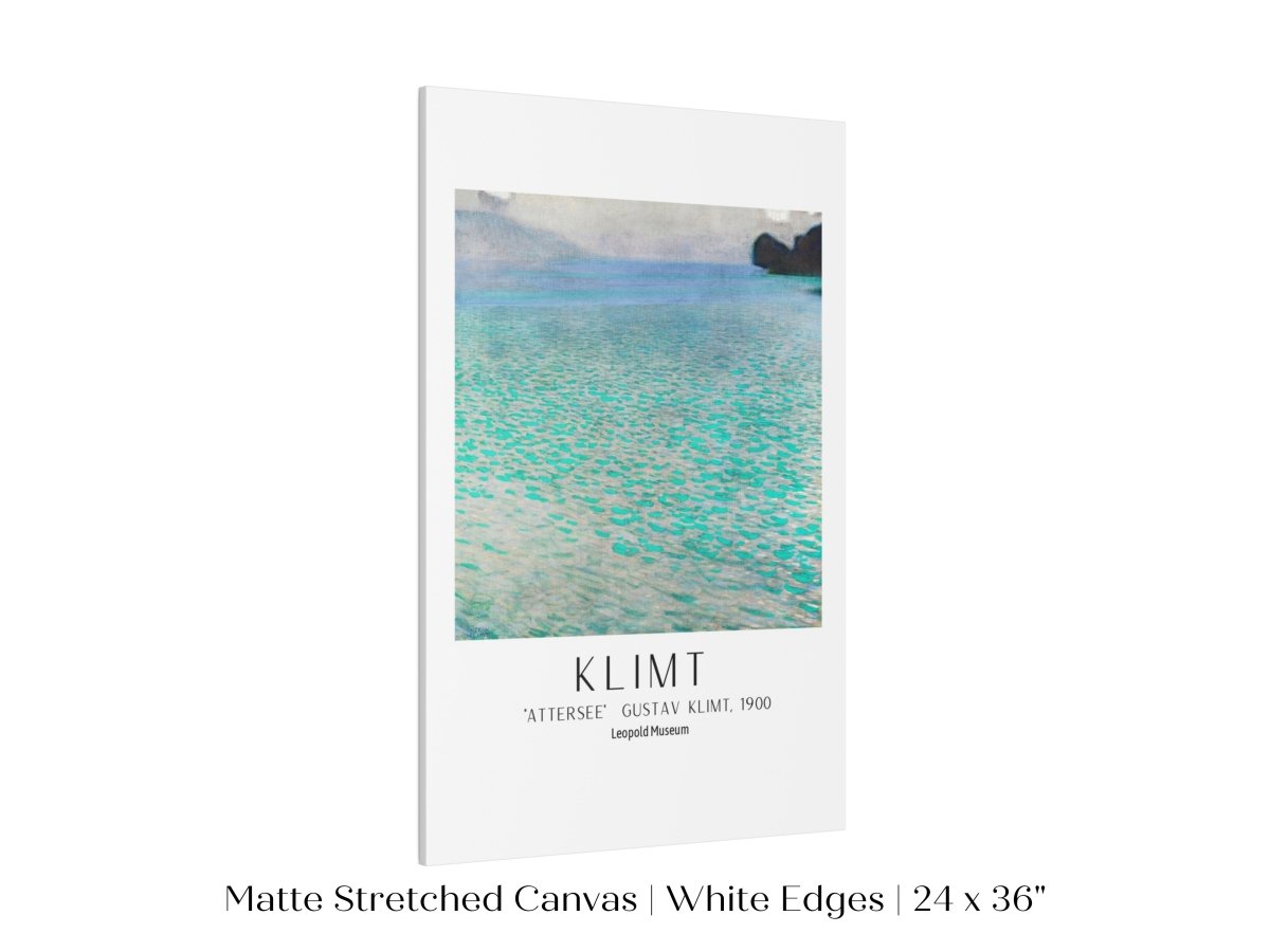 Gustav Klimt Attersee Exhibition Print | P3 - Single Art Prints - Piccolo Fiore Prints