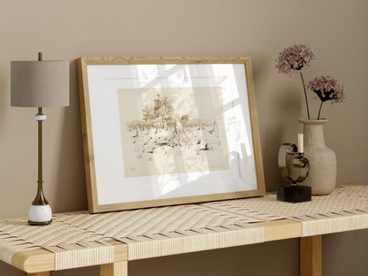 Harvest Sketch | P188 - Single Art Prints - Piccolo Fiore Prints