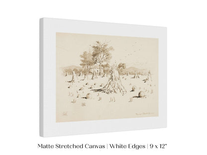 Harvest Sketch | P188 - Single Art Prints - Piccolo Fiore Prints